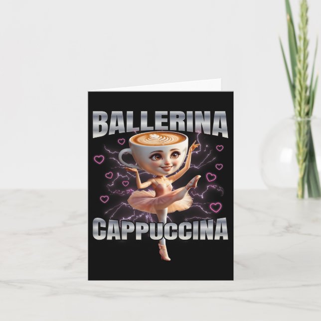 Tarjeta Ballerina Cappuccino (Anverso)