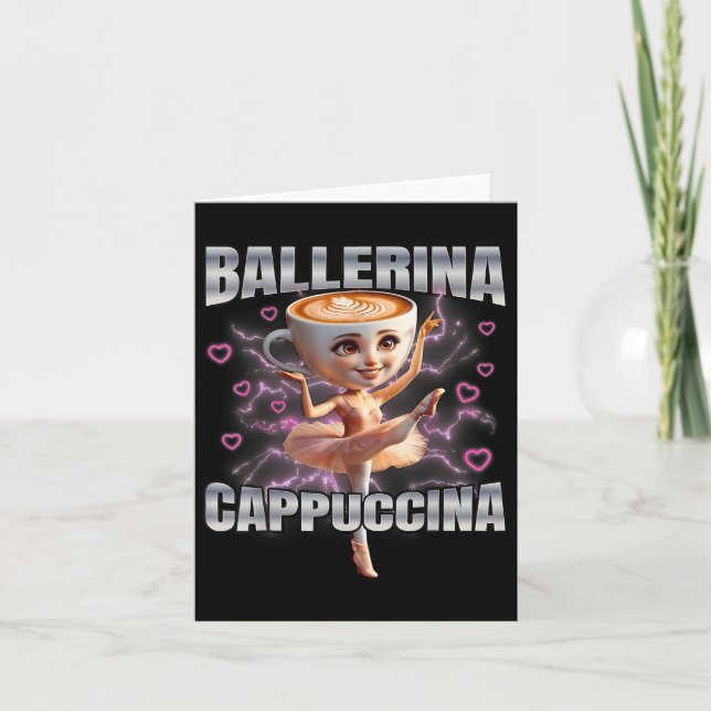 Tarjeta Ballerina Cappuccino (Anverso)