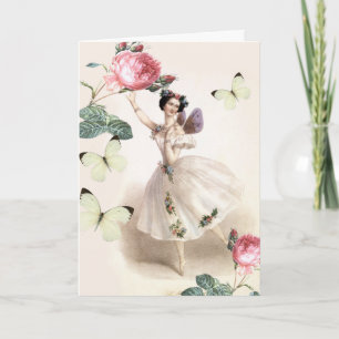 Tarjeta Ballerina Fairy Birthday