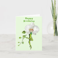 Ballerina Orchid Ballet Bailarina Feliz Cumpleaños