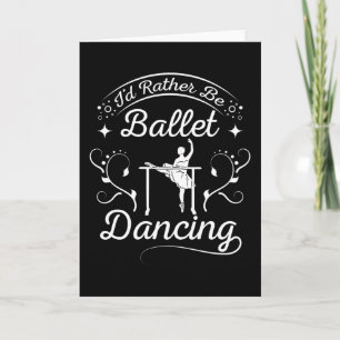Tarjeta Ballet Dancing