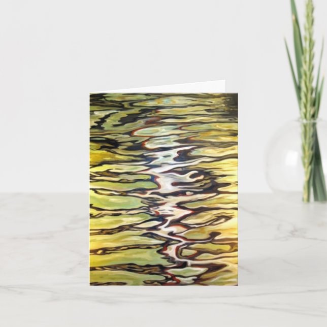 Tarjeta "Ballet de agua" - Notecard (Anverso)