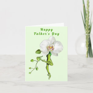 Tarjeta Ballet de bailarina de ballet de Ballerina Orchid 