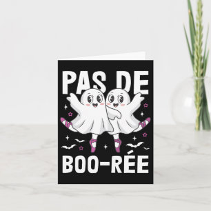 Tarjeta Ballet de Boo-rée Baile Fantasma Ballerina Hall