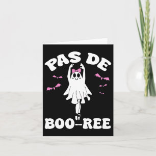 Tarjeta Ballet Gracioso de Pas De Boo-ree Fantasma Danza H