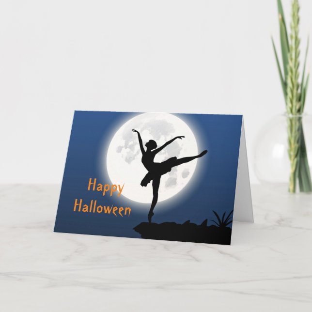 Tarjeta Ballet Halloween de la Luna Llena (Anverso)