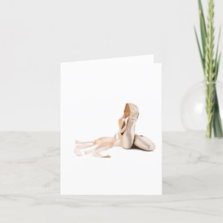 Tarjeta Ballet Pointe Shoes Cards