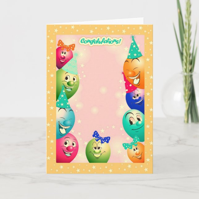 Tarjeta ballooned-up (Anverso)