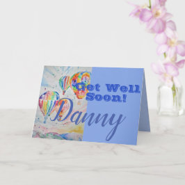 Tarjeta Balón de aire caliente se recuperará pronto tarjet