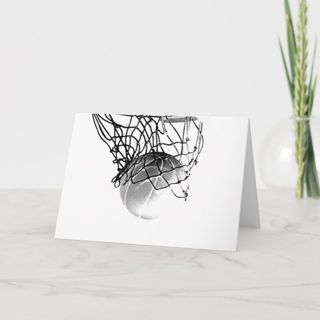 Tarjeta Balón de Baloncesto (Anverso)