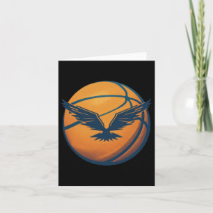 Tarjeta Balón de Baloncesto Con Águila