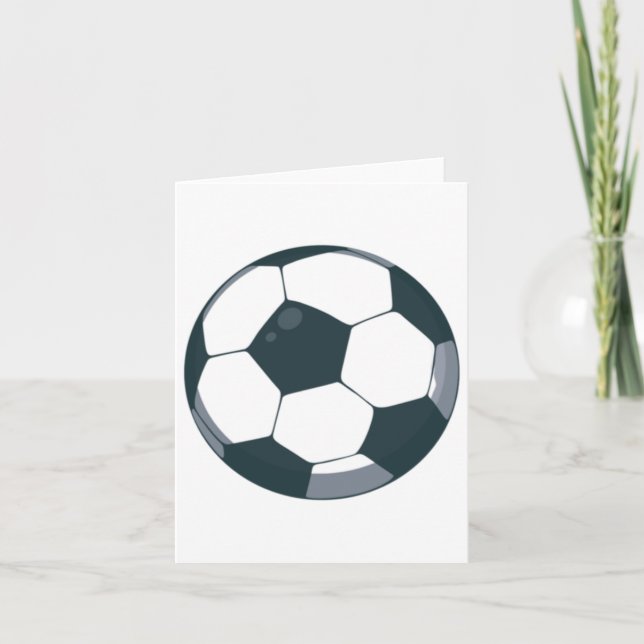 Tarjeta Balón de fútbol  (Anverso)