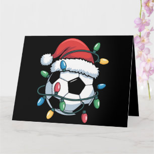 Tarjeta Balón de fútbol de Santa Deportes Jugador de fútbo