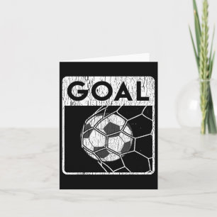 Tarjeta Balón de fútbol Gol Gracioso Jugador Deportivo Niñ