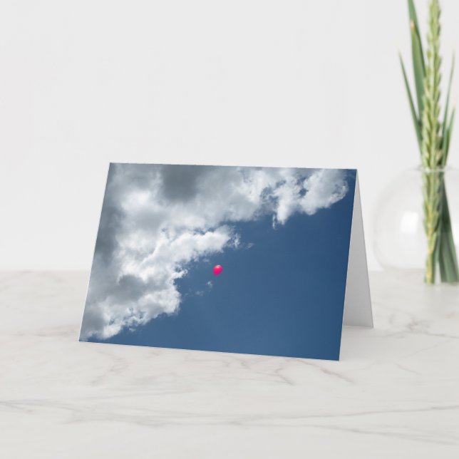 Tarjeta Balón rojo (Anverso)