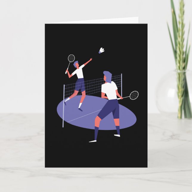 Tarjeta Baloncestistas de los Badminton (Anverso)