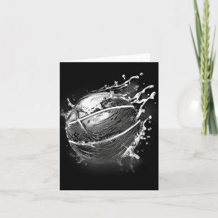 Tarjeta Baloncesto acuarela Baloncesto Lover Artwork Spl
