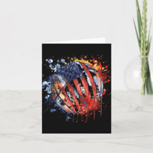Tarjeta Baloncesto América Aro de Baloncesto Usa Arte Wat