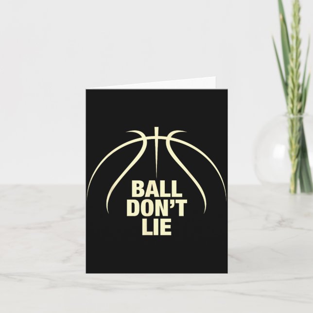 Tarjeta Baloncesto Ball Don't Lie  (Anverso)