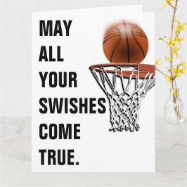 Tarjeta Baloncesto Buena Suerte