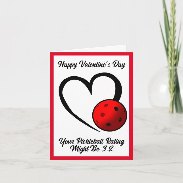Tarjeta Baloncesto con clasificación de Valentine Heart Bl (Anverso)