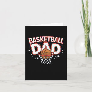 Tarjeta Baloncesto con papá