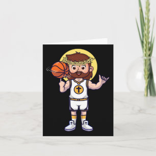 Tarjeta Baloncesto Cristiano Jesucristo Basketball Reliing