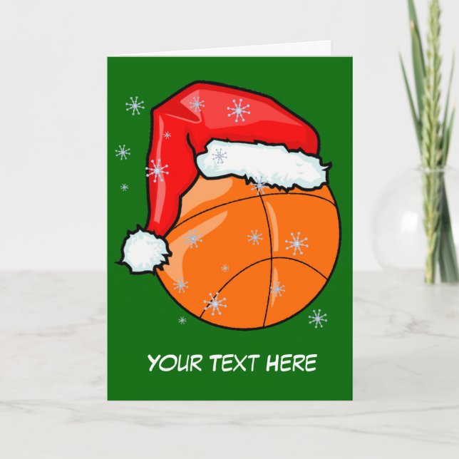 Tarjeta - baloncesto de Santa (Anverso)