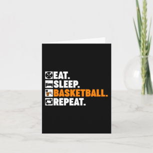 Tarjeta Baloncesto divertido para hombres equipo femenino 