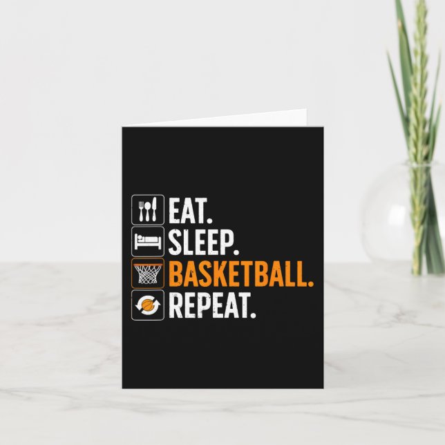 Tarjeta Baloncesto divertido para hombres equipo femenino  (Anverso)