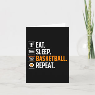 Tarjeta Baloncesto divertido para hombres equipo femenino 