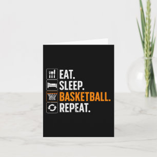 Tarjeta Baloncesto divertido para hombres equipo femenino