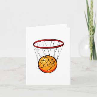 Tarjeta Baloncesto en aro