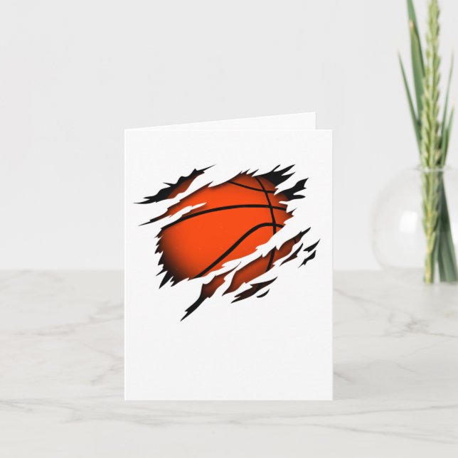 Tarjeta Baloncesto En El Pión Del Jugador De Baloncesto De (Anverso)