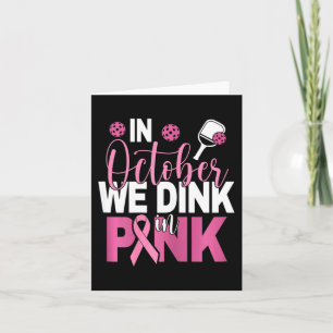 Tarjeta Baloncesto - En Octubre Caemos En Rosa