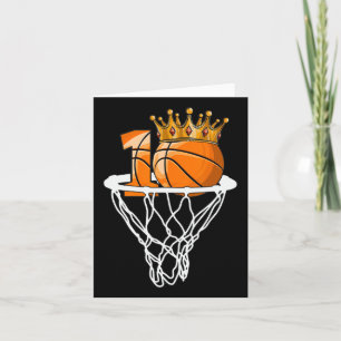 Tarjeta Baloncesto Feliz 10 aniversario Bball Bball 10 año