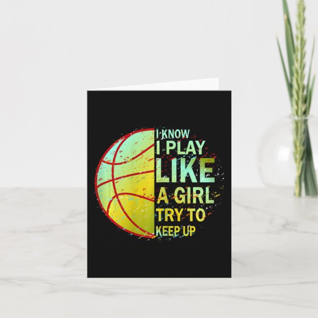 Tarjeta baloncesto femenino (Anverso)