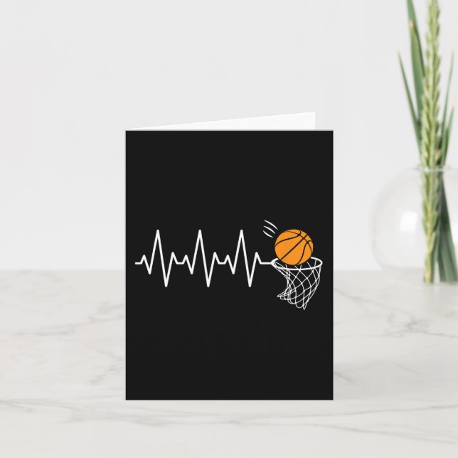 Tarjeta Baloncesto Heartbeat Baloncesto (Anverso)