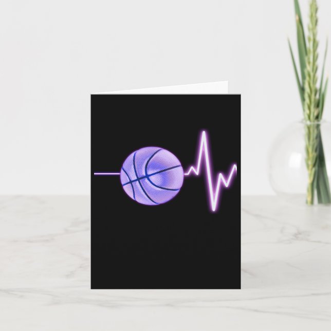 Tarjeta Baloncesto Heartbeat - El baloncesto más divertido (Anverso)