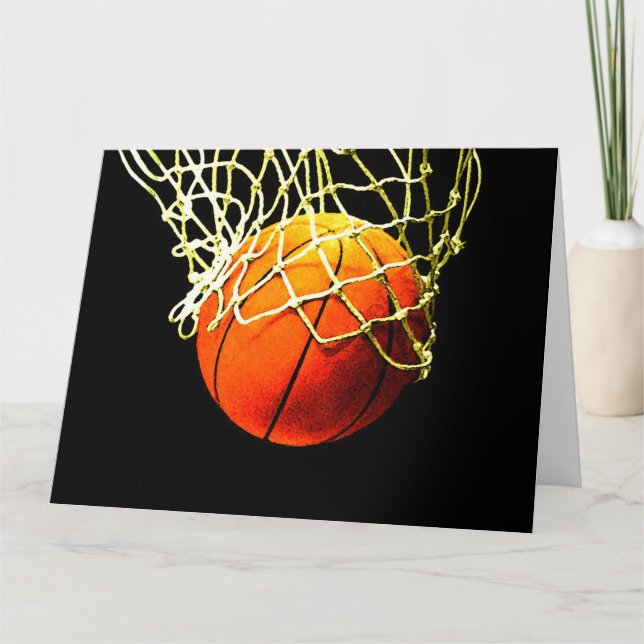Tarjeta Baloncesto I Love (Anverso)