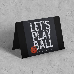 Tarjeta Baloncesto Juegue a la Bola Nacida para Ganar Depo