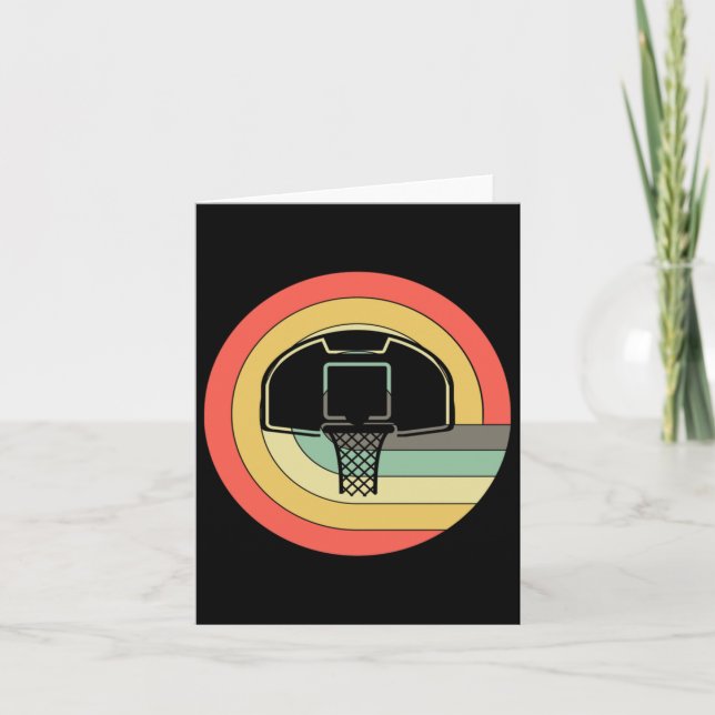 Tarjeta Baloncesto Jugador de Baloncesto Retro Chicos de B (Anverso)