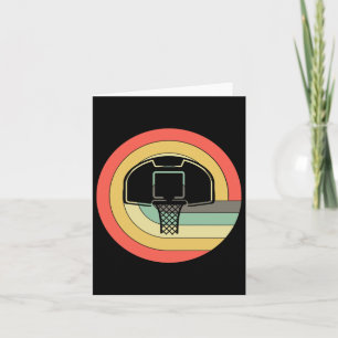 Tarjeta Baloncesto Jugador de Baloncesto Retro Chicos de B