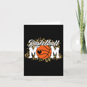 Tarjeta Baloncesto Mamá Mamá Juego Día de Juego Día de la 