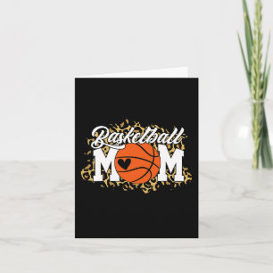 Tarjeta Baloncesto Mamá Mamá Juego Día de Juego Día de la