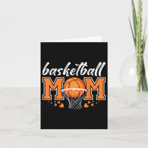 Tarjeta Baloncesto Mamá Mamá Mamá Madre Juego Día De Balon