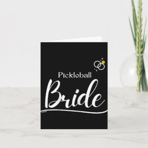 Tarjeta Baloncesto Novia Tee - pareja Boda de citas Pickle
