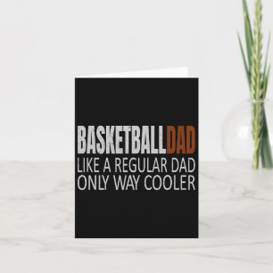Tarjeta Baloncesto Papá Baloncesto Como Un Papá Corriente
