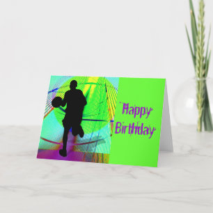 Tarjeta Baloncesto Psychedelic Court