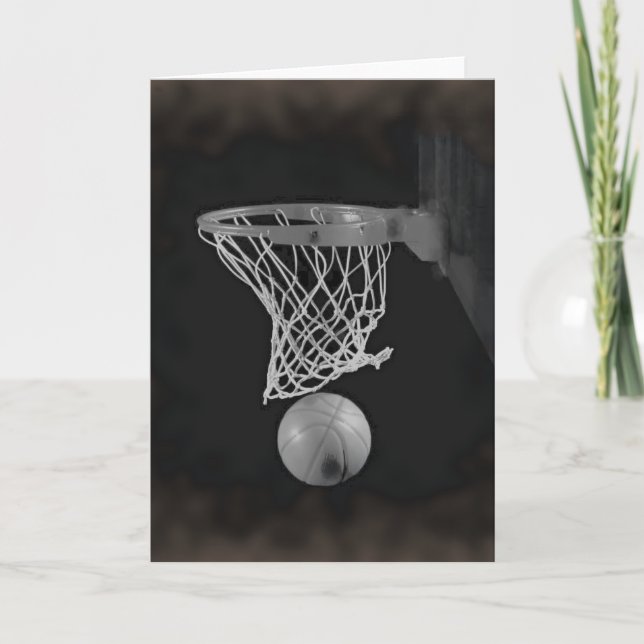 Tarjeta Baloncesto Sepia (Anverso)